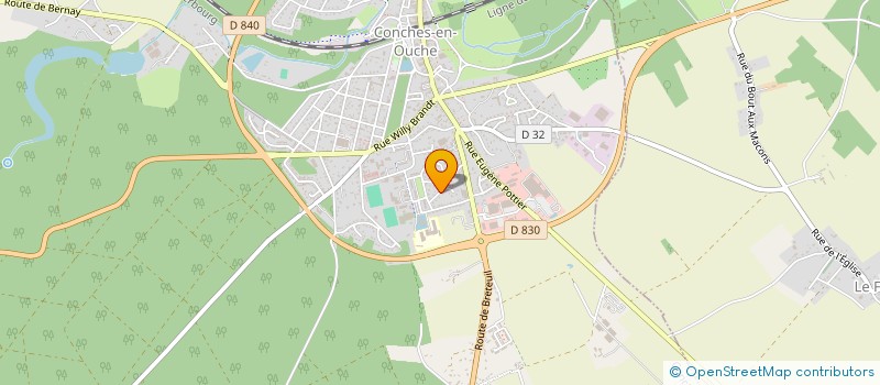 localisation de l'entreprise MONSIEUR JONATHAN DIJON  CONCHES-EN-OUCHE