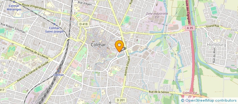 localisation de l'entreprise MONSIEUR JONATHAN DILLENSCHNEIDER  COLMAR