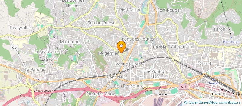 localisation de l'entreprise MONSIEUR JONATHAN DIORY  TOULON