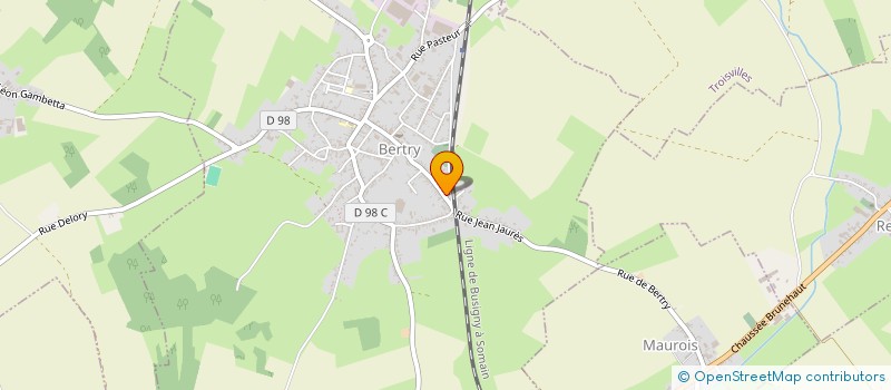 localisation de l'entreprise MONSIEUR JONATHAN DISLAIRE  BERTRY