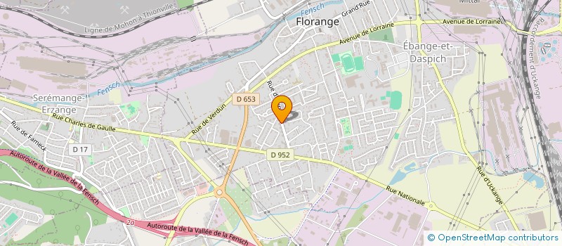 localisation de l'entreprise MONSIEUR JONATHAN DJILALI SALAH  FLORANGE