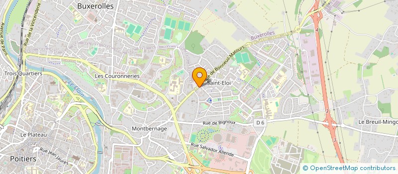 localisation de l'entreprise MONSIEUR JONATHAN DOUKAGA  POITIERS