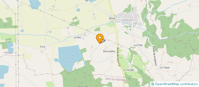 localisation de l'entreprise MONSIEUR JONATHAN DUBESSET  VALEILLE