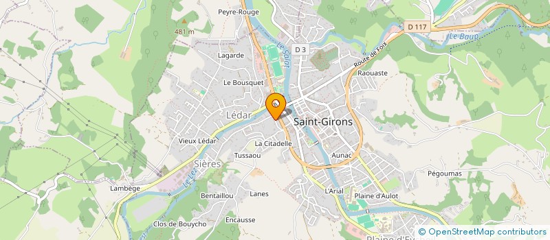 localisation de l'entreprise MONSIEUR JONATHAN DUCHEZ à SAINT-GIRONS