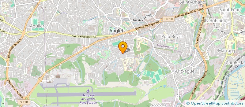 localisation de l'entreprise MONSIEUR JONATHAN DUEZ  ANGLET