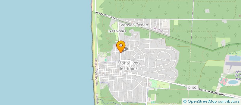 localisation de l'entreprise MONSIEUR JONATHAN DUFAU  VENDAYS-MONTALIVET