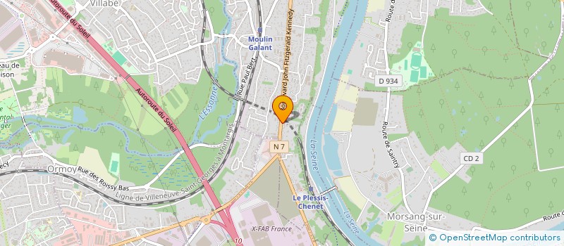 localisation de l'entreprise MONSIEUR JONATHAN DUPUY à CORBEIL-ESSONNES