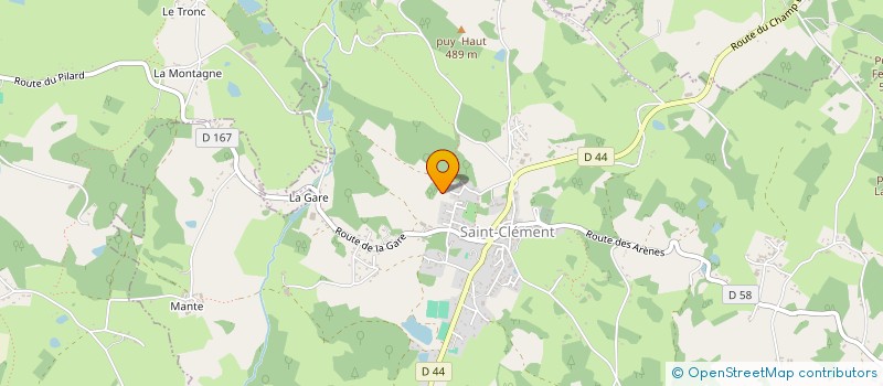 localisation de l'entreprise MONSIEUR JONATHAN DUPUY  SAINT-CLEMENT