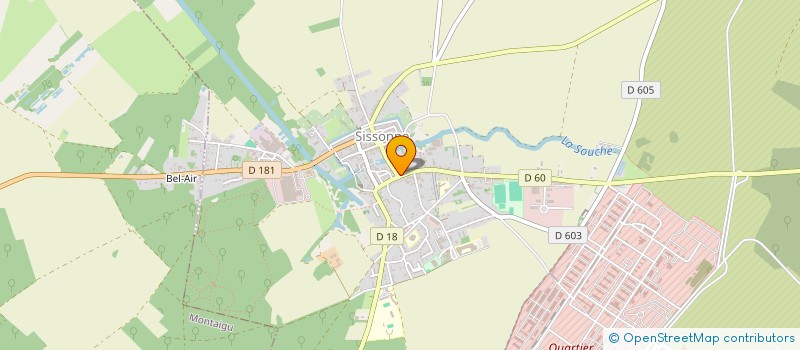 localisation de l'entreprise MONSIEUR JONATHAN DURAK à SISSONNE
