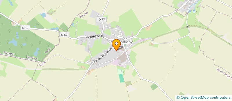localisation de l'entreprise MONSIEUR JONATHAN DUROT à VAUX-ANDIGNY