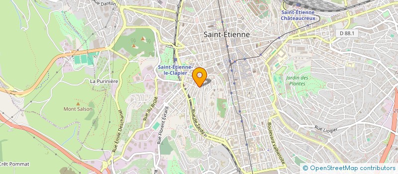 localisation de l'entreprise MONSIEUR JONATHAN DUTEURTRE  SAINT-ETIENNE