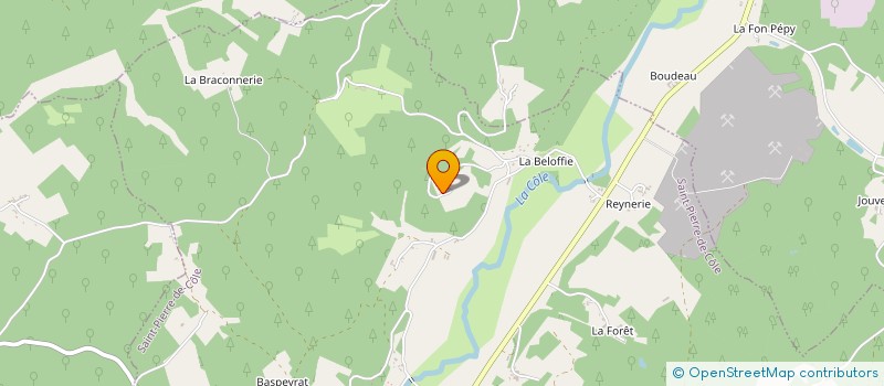 localisation de l'entreprise MONSIEUR JONATHAN DUTHIL  THIVIERS