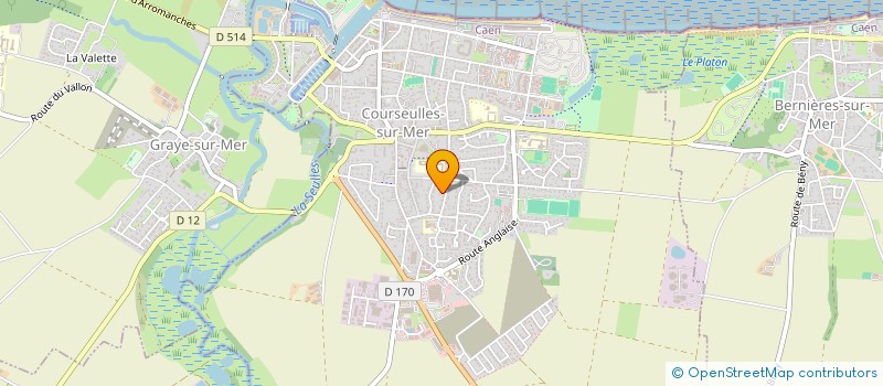 localisation de l'entreprise MONSIEUR JONATHAN DUVAL  GRAYE-SUR-MER