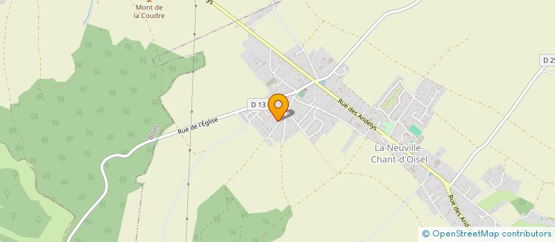 localisation de l'entreprise MONSIEUR JONATHAN DUVAL  LA NEUVILLE-CHANT-D'OISEL