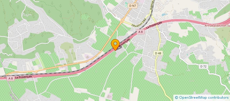 localisation de l'entreprise MONSIEUR JONATHAN EJFLER  VIDAUBAN