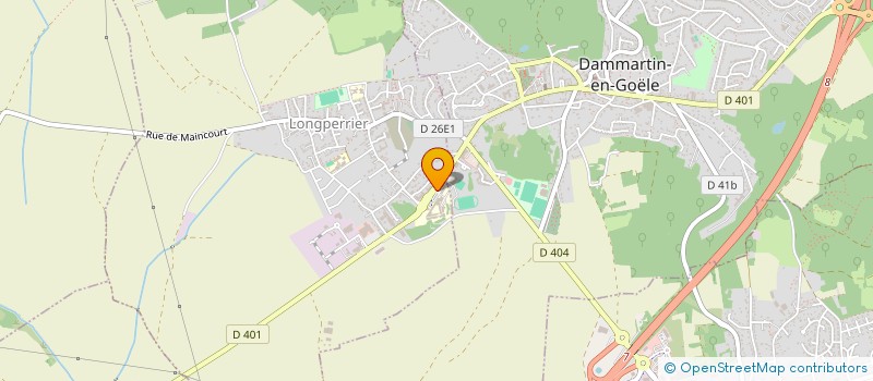 localisation de l'entreprise MONSIEUR JONATHAN EL HENDI  LONGPERRIER