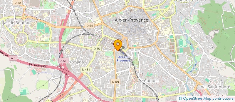 localisation de l'entreprise MONSIEUR JONATHAN ELBAZ à AIX-EN-PROVENCE