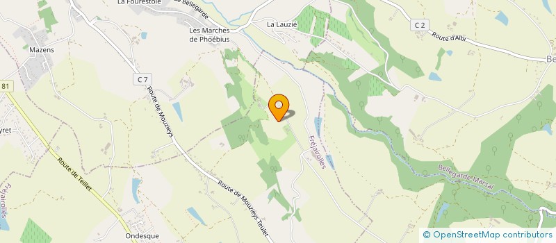 localisation de l'entreprise MONSIEUR JONATHAN ELIAS  FREJAIROLLES