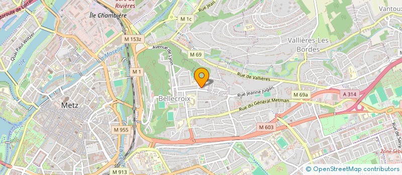 localisation de l'entreprise MONSIEUR JONATHAN ESCH  METZ