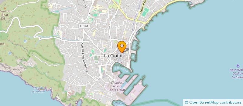 localisation de l'entreprise MONSIEUR JONATHAN ESPANET  LA CIOTAT