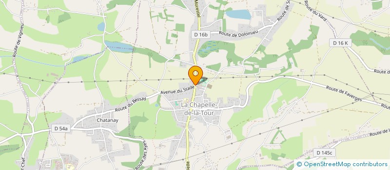 localisation de l'entreprise MONSIEUR JONATHAN ESTRUCH  LA CHAPELLE-DE-LA-TOUR