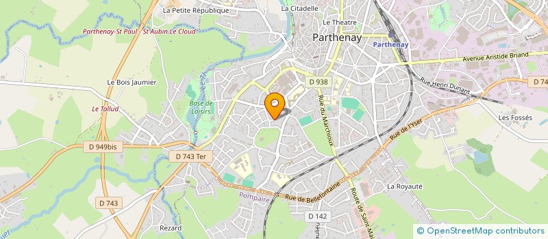 localisation de l'entreprise MONSIEUR JONATHAN ETCHEVERRIA  PARTHENAY