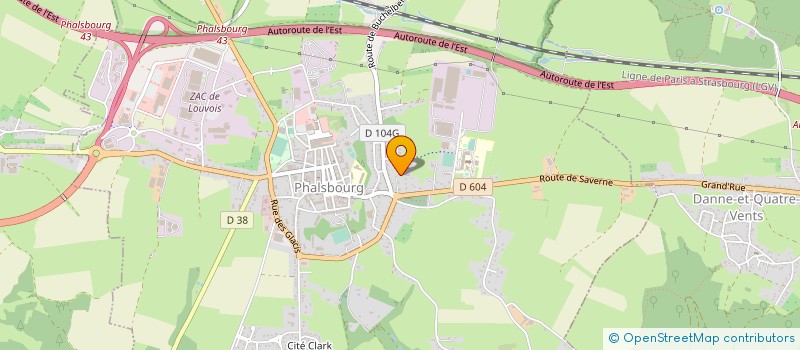 localisation de l'entreprise MONSIEUR JONATHAN EULERT  PHALSBOURG