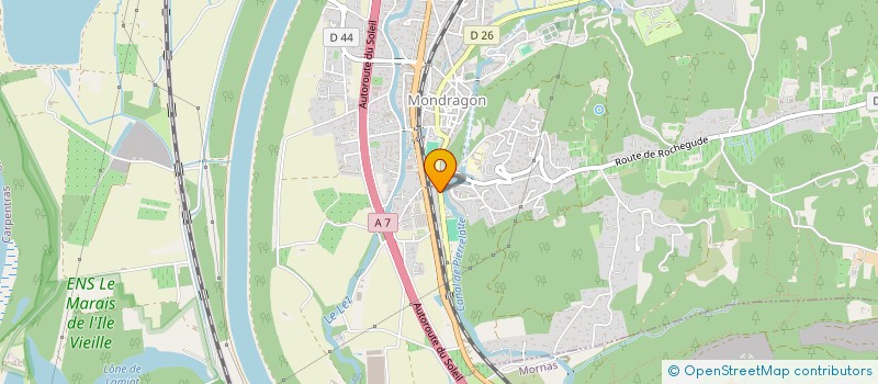 localisation de l'entreprise MONSIEUR JONATHAN EVRARD  MONDRAGON