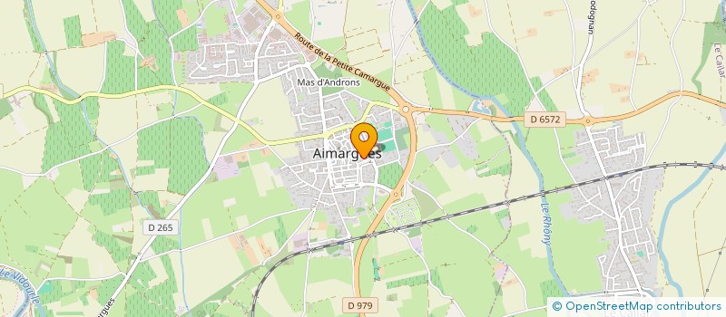 localisation de l'entreprise MONSIEUR JONATHAN FABRE  AIMARGUES