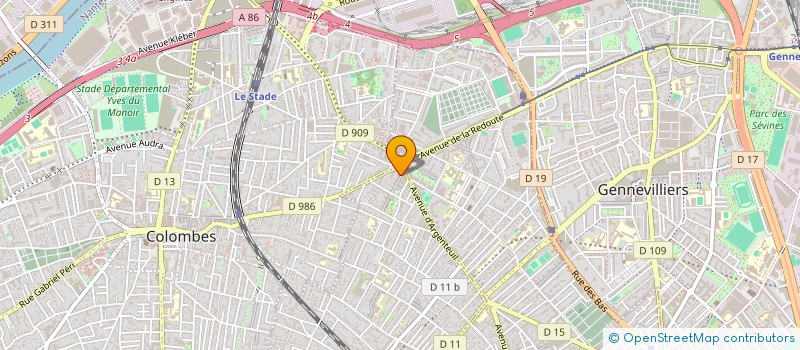 localisation de l'entreprise MONSIEUR JONATHAN FALENTIN à BOIS-COLOMBES