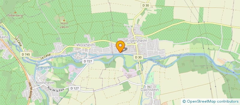 localisation de l'entreprise MONSIEUR JONATHAN FALK  ERGERSHEIM