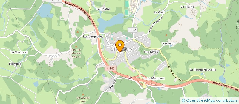 localisation de l'entreprise MONSIEUR JONATHAN FARMER  BUSSIERE-DUNOISE