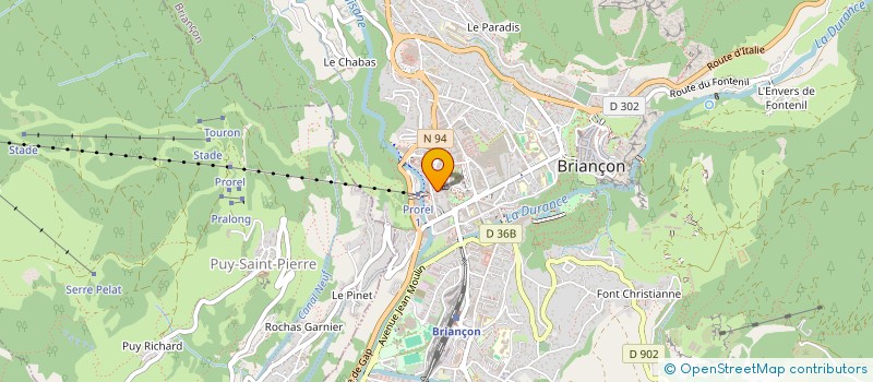 localisation de l'entreprise MONSIEUR JONATHAN FAURE BRAC  BRIANCON