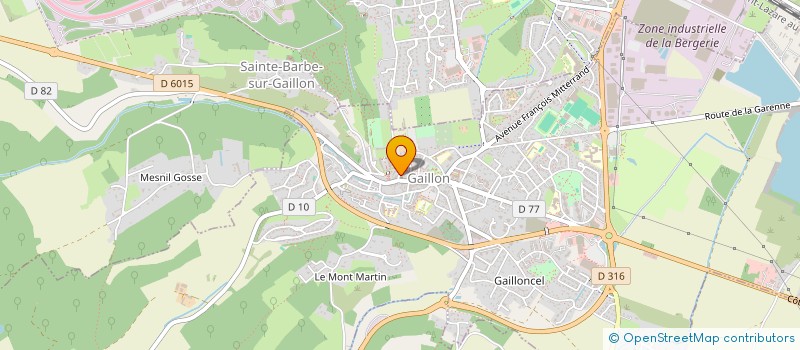localisation de l'entreprise MONSIEUR JONATHAN FAUVEL CLINCH à GAILLON
