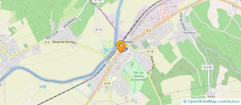 localisation de l'entreprise MONSIEUR JONATHAN FAVEAUX  DORMANS