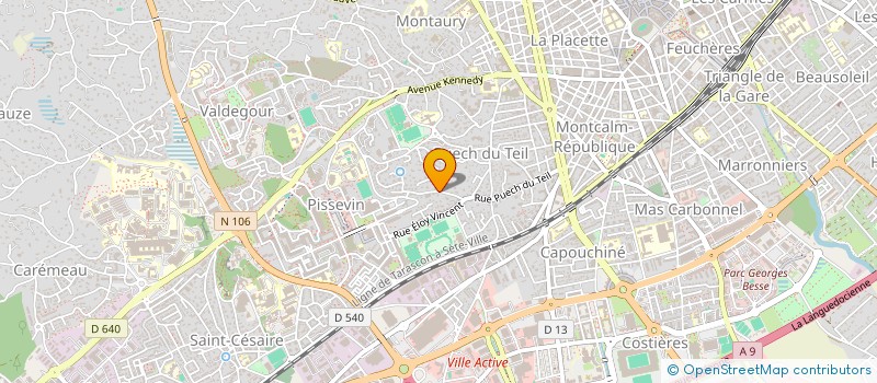 localisation de l'entreprise MONSIEUR JONATHAN FAVOREL  NIMES