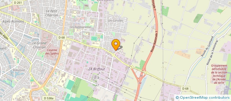 localisation de l'entreprise MONSIEUR JONATHAN FAYET  VALENCE