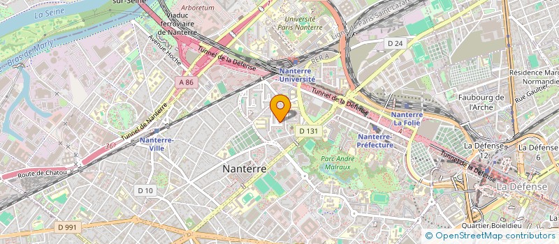 localisation de l'entreprise MONSIEUR JONATHAN FELISSAINT  NANTERRE