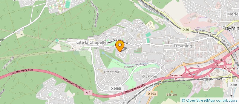 localisation de l'entreprise MONSIEUR JONATHAN FERAH   FREYMING-MERLEBACH