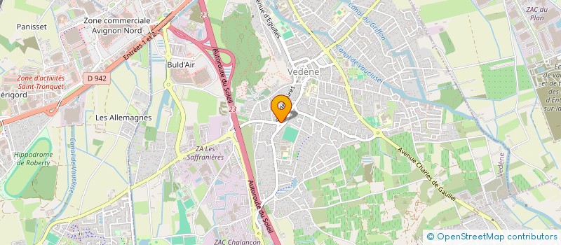 localisation de l'entreprise MONSIEUR JONATHAN FERNANDEZ  VEDENE