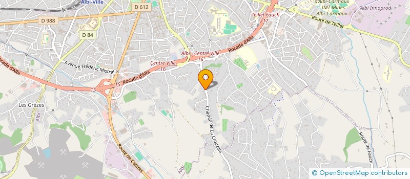 localisation de l'entreprise MONSIEUR JONATHAN FICHOT  ALBI