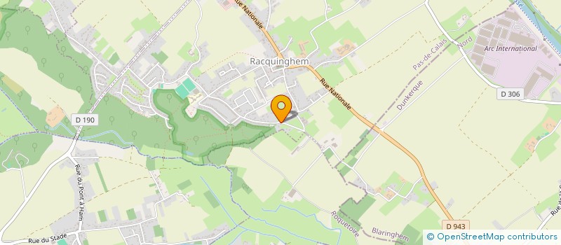 localisation de l'entreprise MONSIEUR JONATHAN FIEVET  RACQUINGHEM