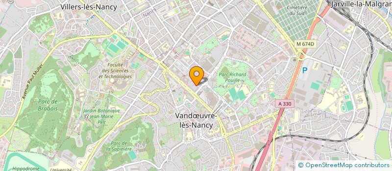 localisation de l'entreprise MONSIEUR JONATHAN FLEURENTIN  VANDUVRE-LES-NANCY