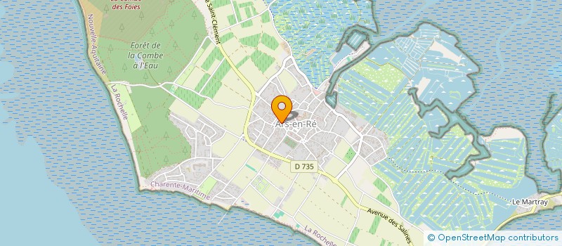 localisation de l'entreprise MONSIEUR JONATHAN FONTANET  ARS-EN-RE