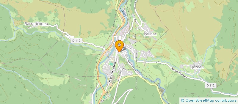 localisation de l'entreprise MONSIEUR JONATHAN FORGUE  BAREILLES