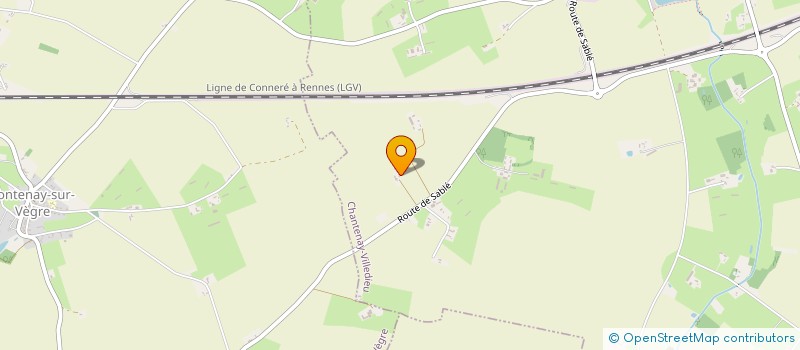 localisation de l'entreprise MONSIEUR JONATHAN FORNER  CHANTENAY-VILLEDIEU