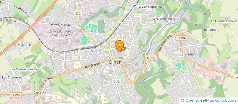 localisation de l'entreprise MONSIEUR JONATHAN FOUCOURT à DINAN