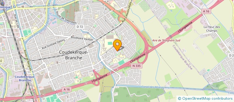 localisation de l'entreprise MONSIEUR JONATHAN FOURNIER  COUDEKERQUE-BRANCHE