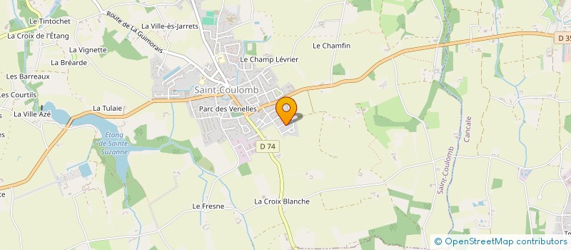 localisation de l'entreprise MONSIEUR JONATHAN FOX  SAINT-COULOMB