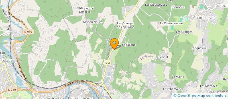 localisation de l'entreprise MONSIEUR JONATHAN FRATINI  CHAMPCEVINEL